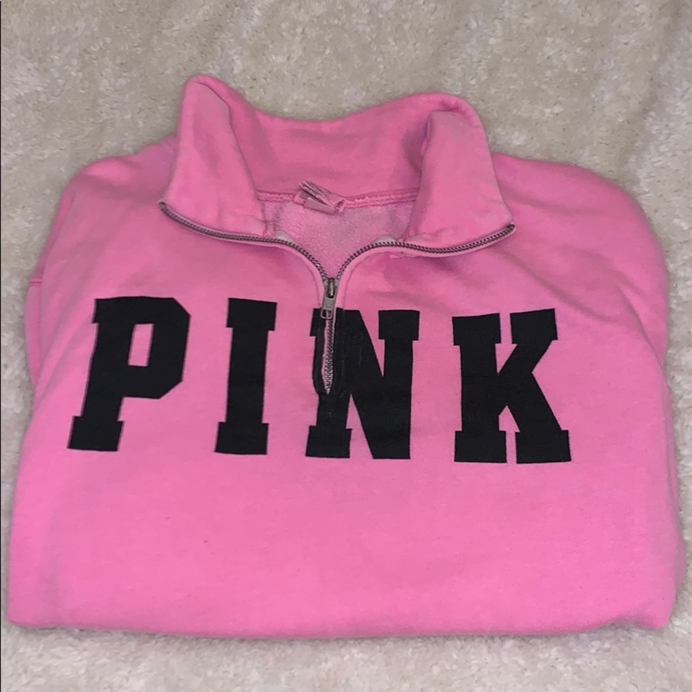 pink hoodie